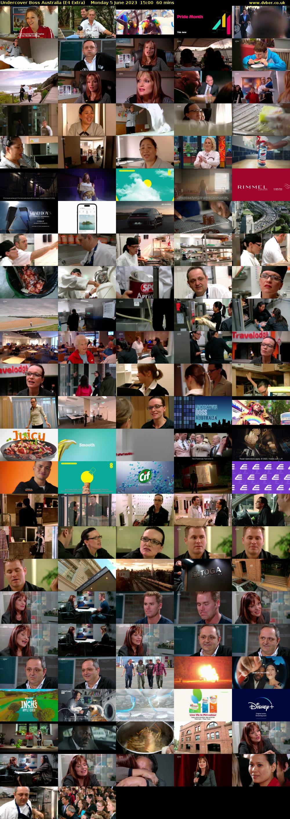 Undercover Boss Australia (E4 Extra) Monday 5 June 2023 15:00 - 16:00