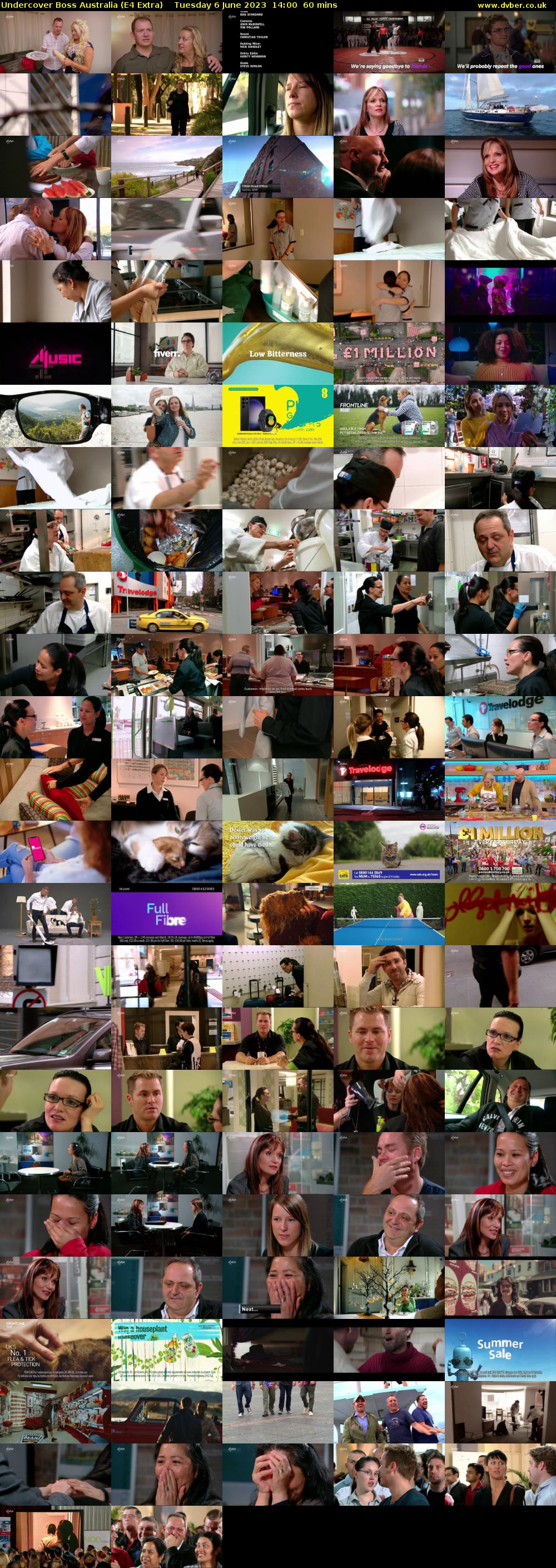 Undercover Boss Australia (E4 Extra) Tuesday 6 June 2023 14:00 - 15:00