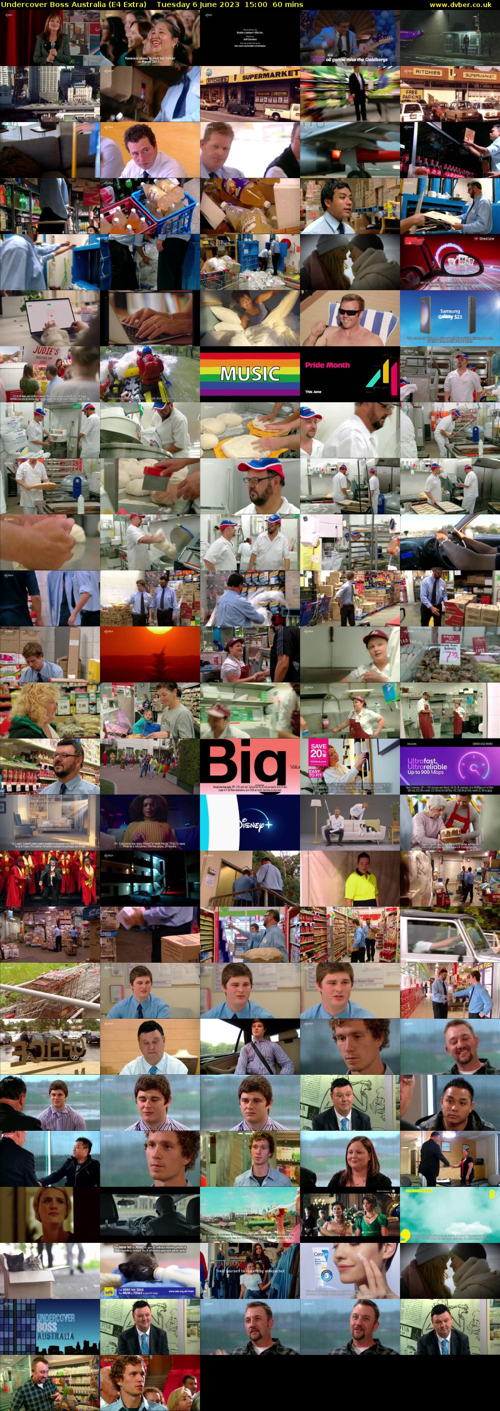 Undercover Boss Australia (E4 Extra) Tuesday 6 June 2023 15:00 - 16:00