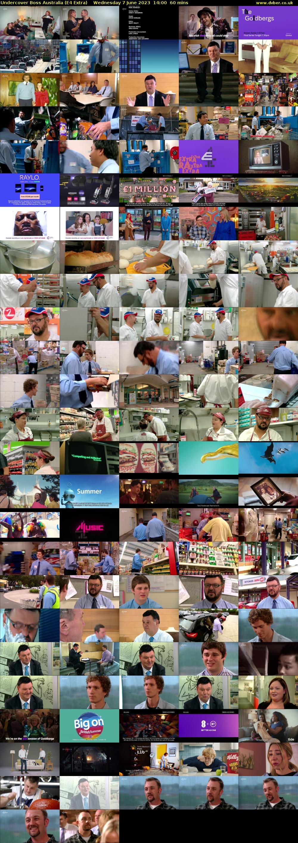 Undercover Boss Australia (E4 Extra) Wednesday 7 June 2023 14:00 - 15:00