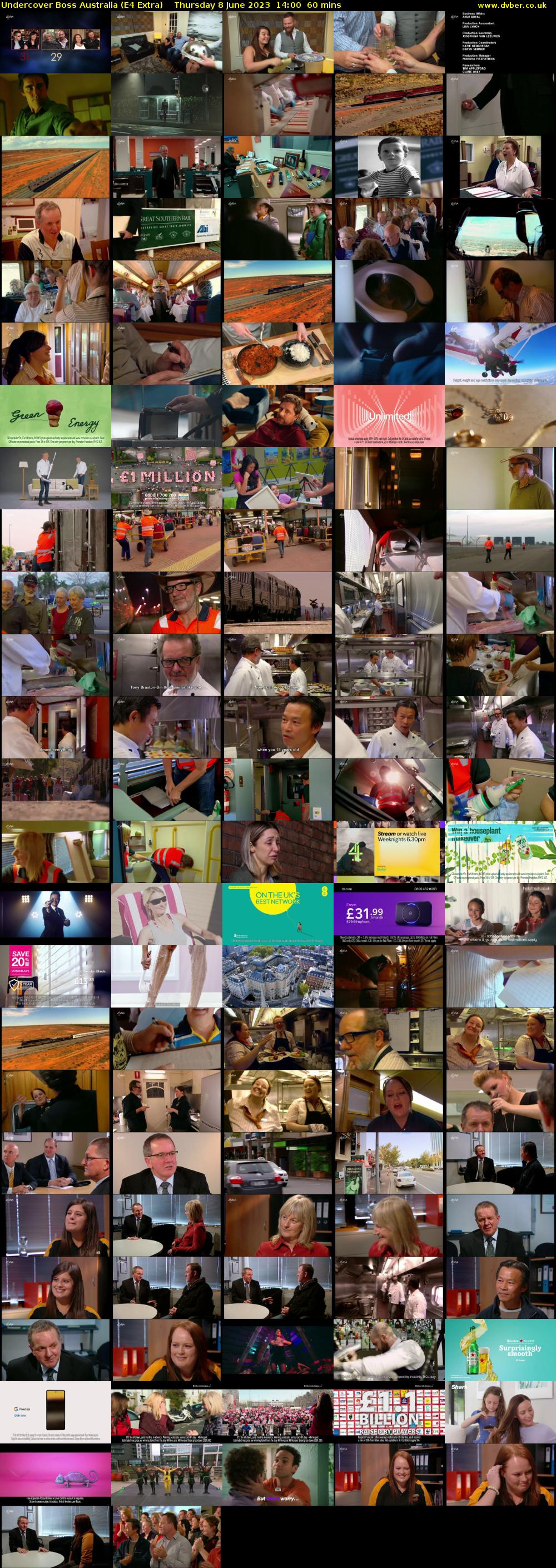 Undercover Boss Australia (E4 Extra) Thursday 8 June 2023 14:00 - 15:00