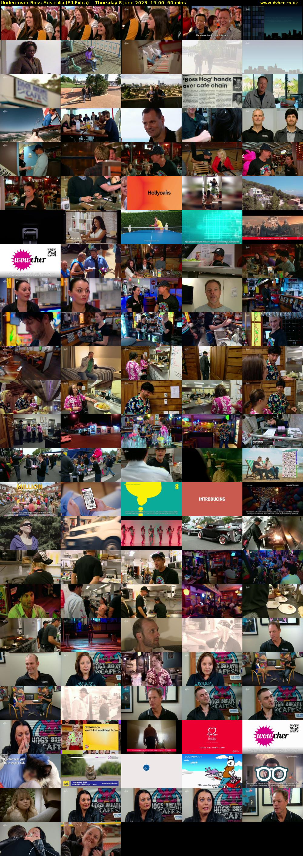 Undercover Boss Australia (E4 Extra) Thursday 8 June 2023 15:00 - 16:00