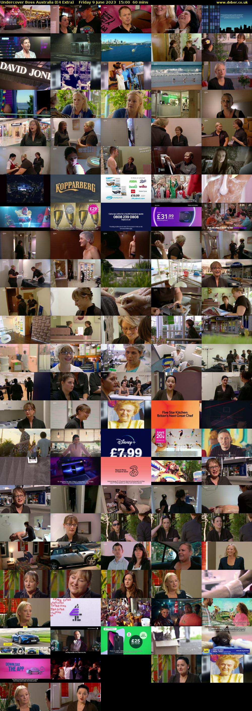 Undercover Boss Australia (E4 Extra) Friday 9 June 2023 15:00 - 16:00