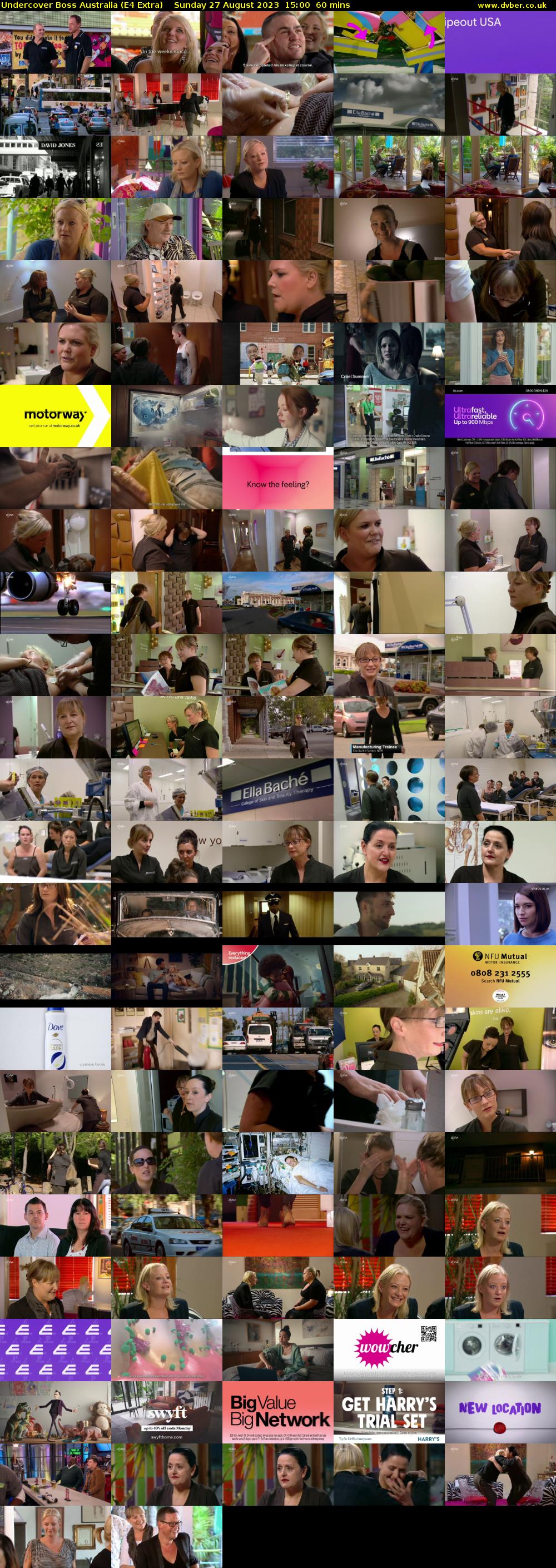 Undercover Boss Australia (E4 Extra) Sunday 27 August 2023 15:00 - 16:00