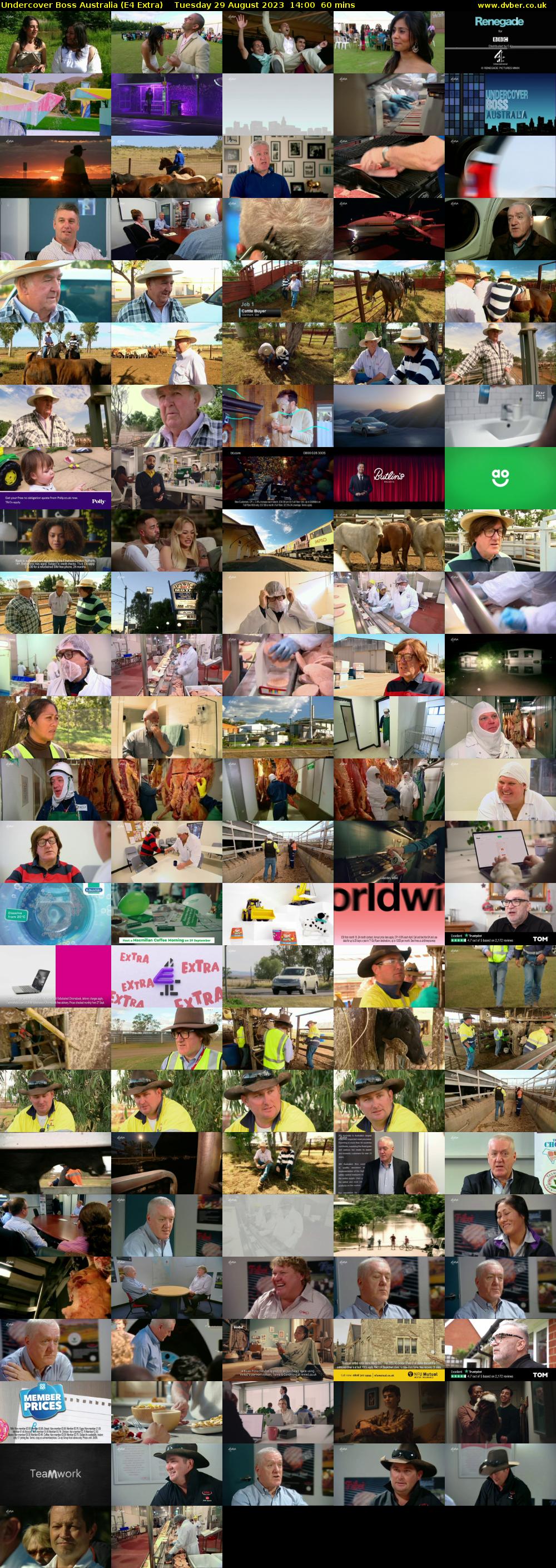 Undercover Boss Australia (E4 Extra) Tuesday 29 August 2023 14:00 - 15:00