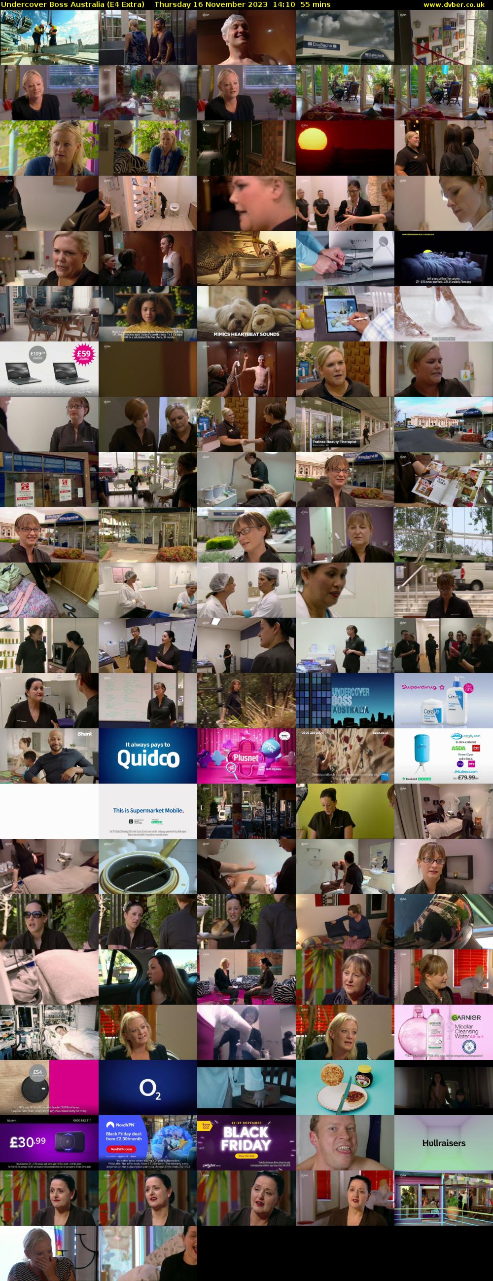 Undercover Boss Australia (E4 Extra) Thursday 16 November 2023 14:10 - 15:05