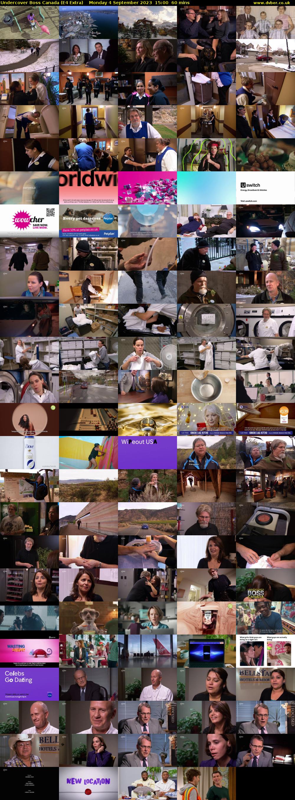 Undercover Boss Canada (E4 Extra) Monday 4 September 2023 15:00 - 16:00