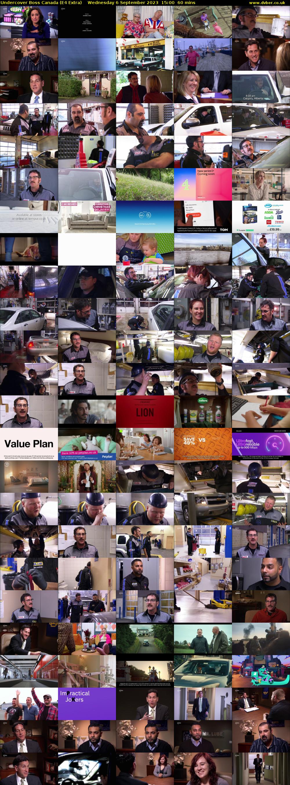 Undercover Boss Canada (E4 Extra) Wednesday 6 September 2023 15:00 - 16:00