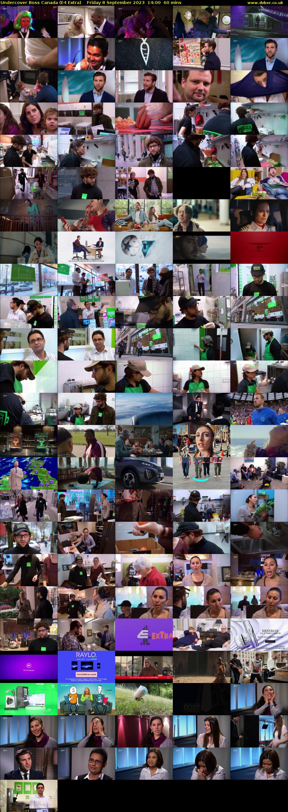 Undercover Boss Canada (E4 Extra) Friday 8 September 2023 14:00 - 15:00
