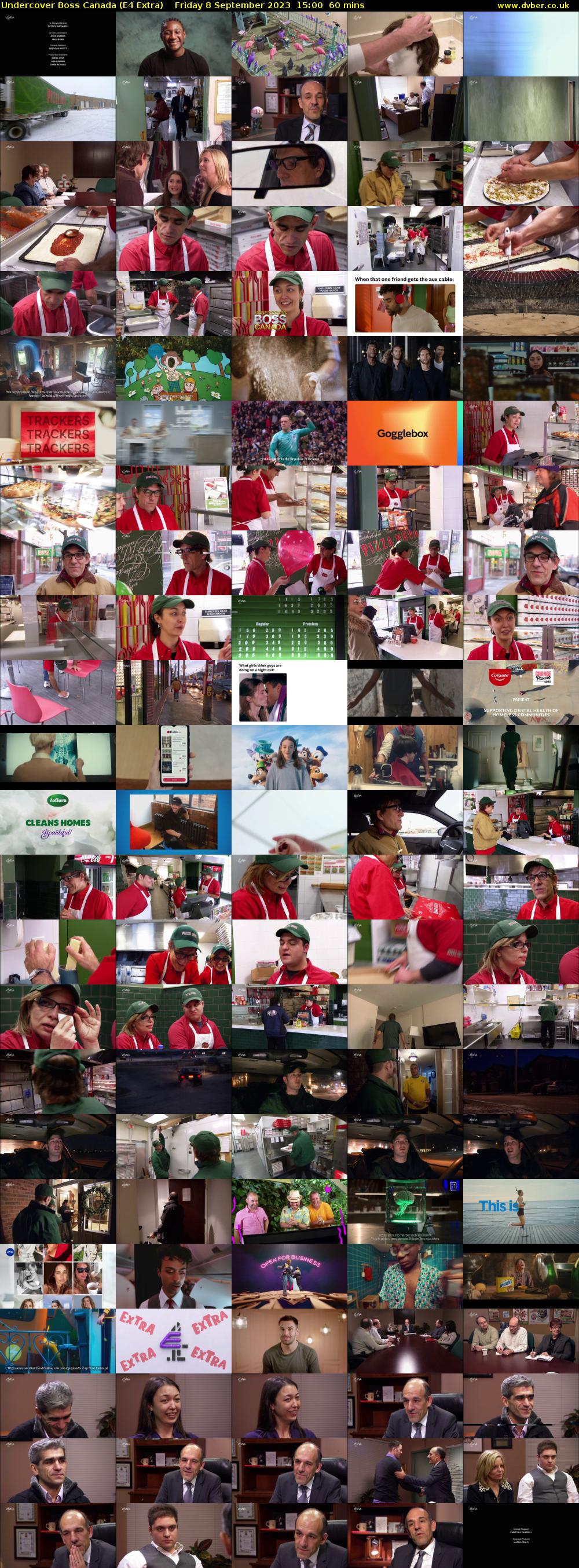 Undercover Boss Canada (E4 Extra) Friday 8 September 2023 15:00 - 16:00