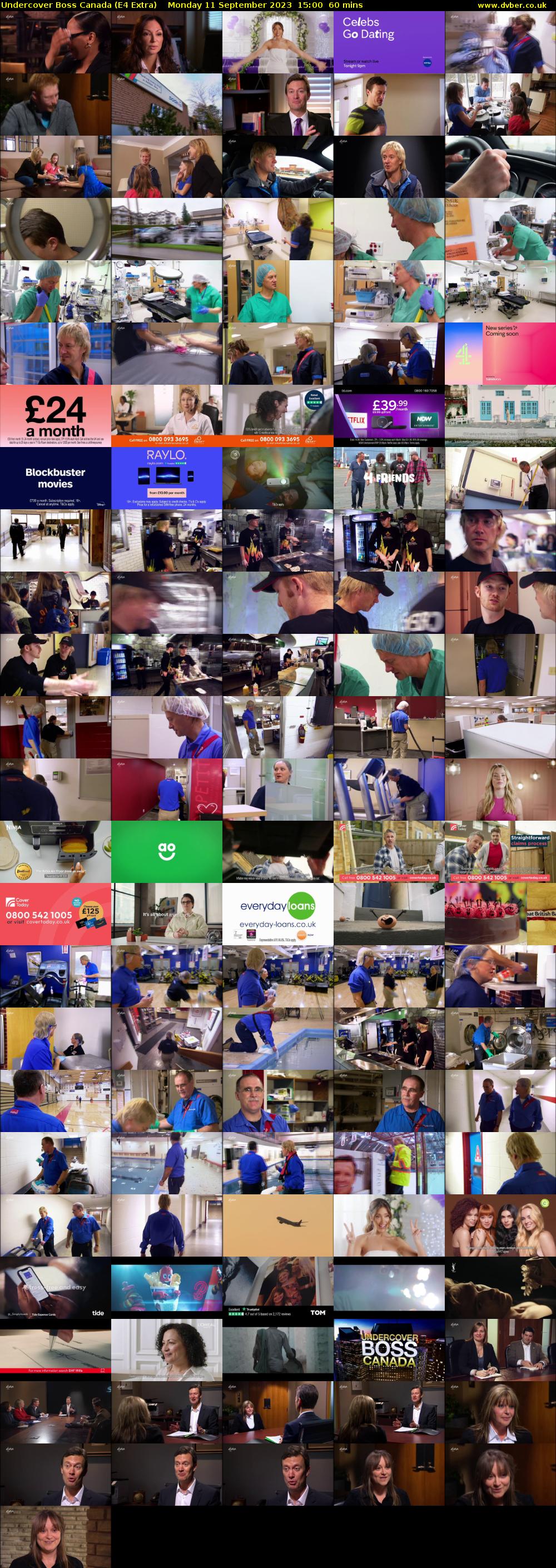 Undercover Boss Canada (E4 Extra) Monday 11 September 2023 15:00 - 16:00