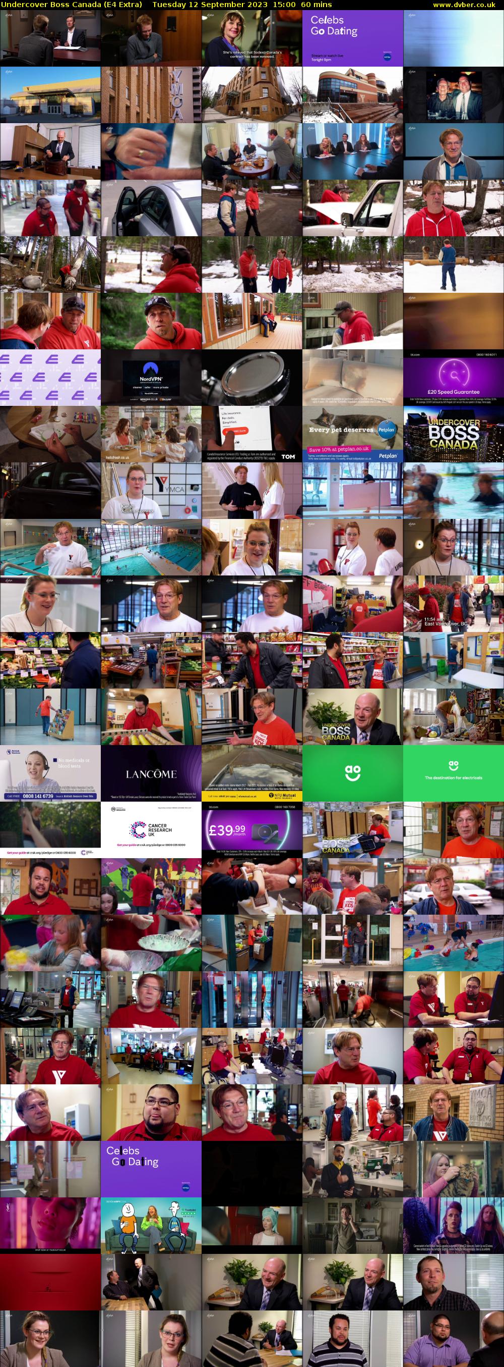 Undercover Boss Canada (E4 Extra) Tuesday 12 September 2023 15:00 - 16:00