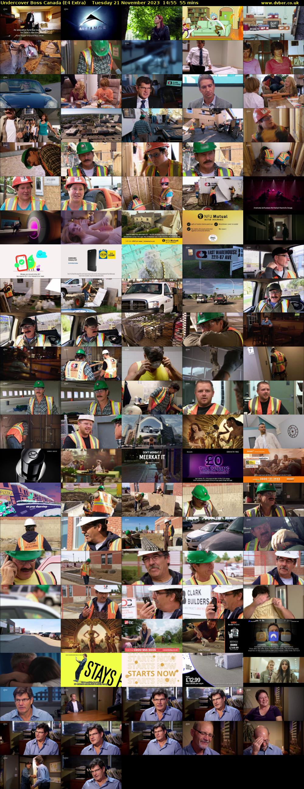 Undercover Boss Canada (E4 Extra) Tuesday 21 November 2023 14:55 - 15:50