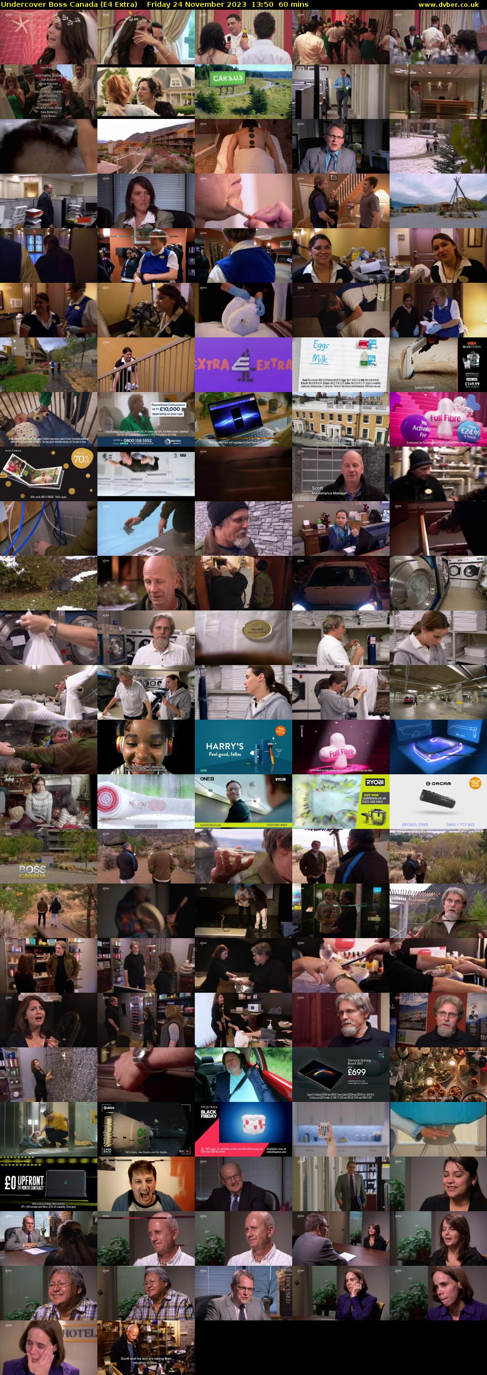 Undercover Boss Canada (E4 Extra) Friday 24 November 2023 13:50 - 14:50