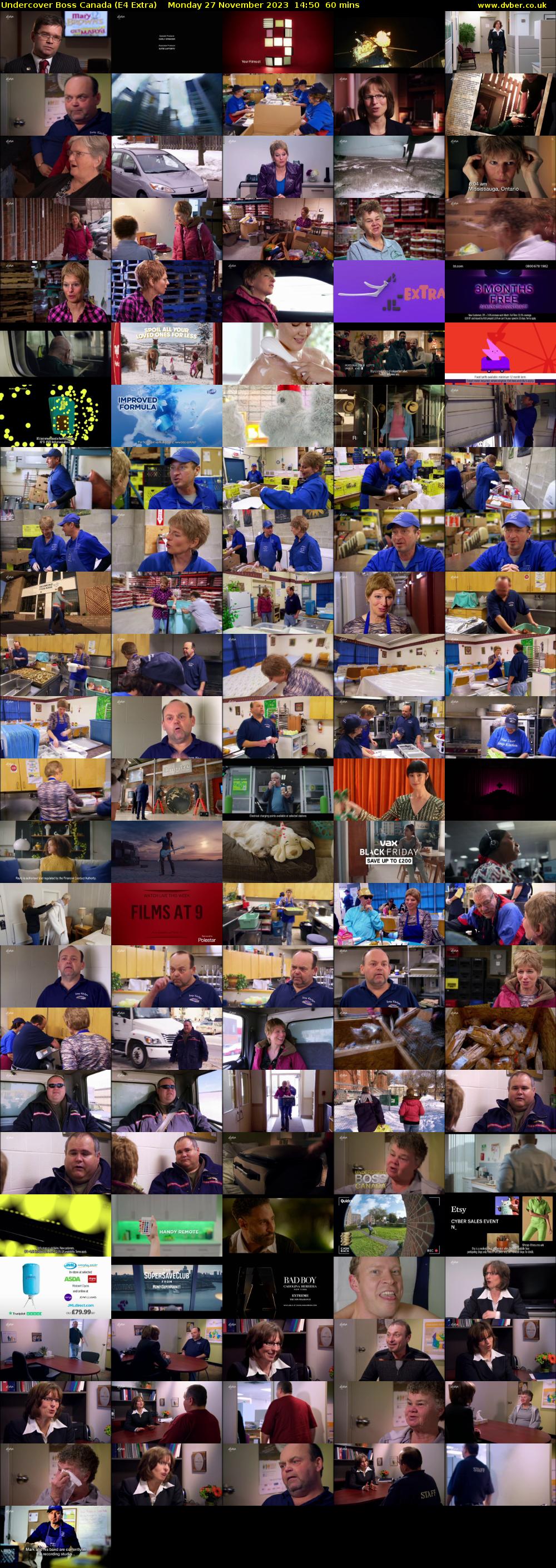 Undercover Boss Canada (E4 Extra) Monday 27 November 2023 14:50 - 15:50