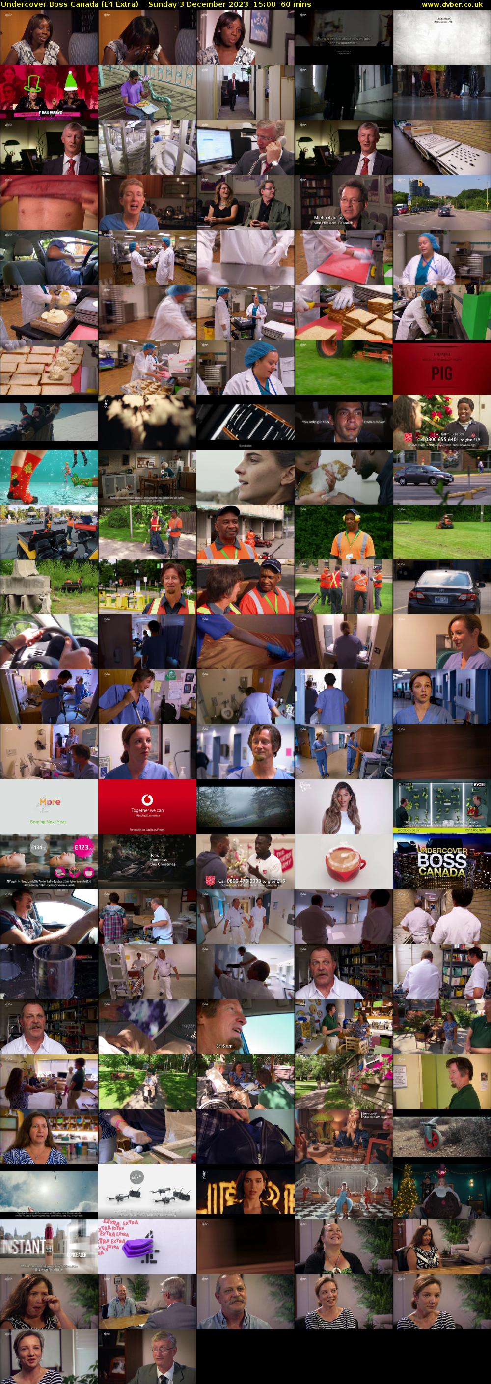 Undercover Boss Canada (E4 Extra) Sunday 3 December 2023 15:00 - 16:00