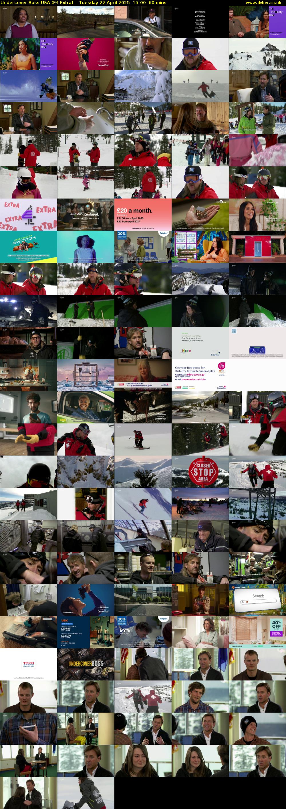 Undercover Boss USA (E4 Extra) Tuesday 22 April 2025 15:00 - 16:00
