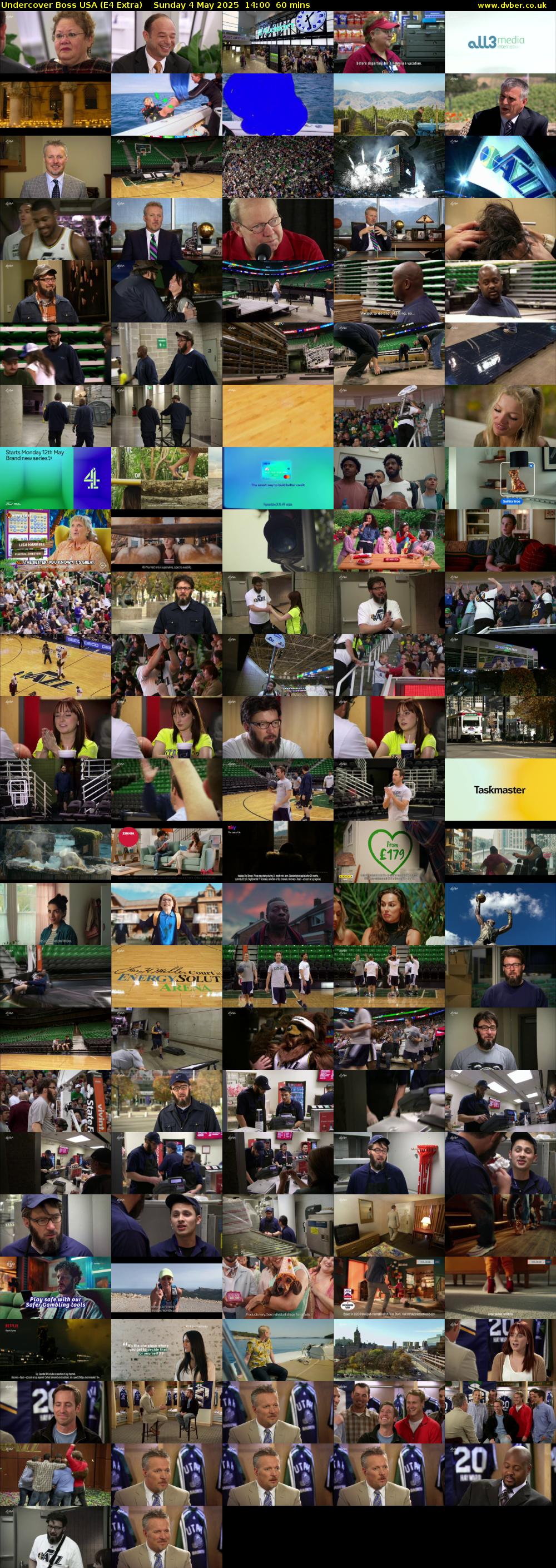 Undercover Boss USA (E4 Extra) Sunday 4 May 2025 14:00 - 15:00