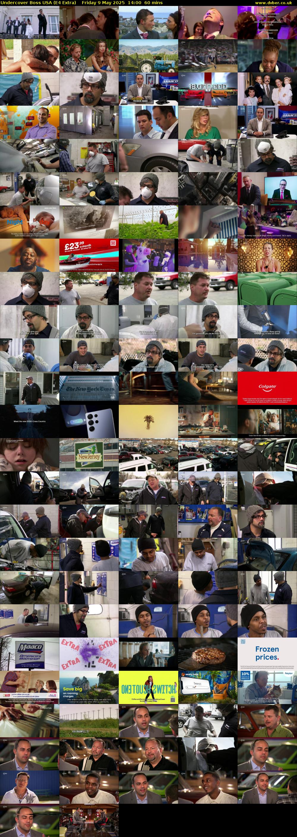 Undercover Boss USA (E4 Extra) Friday 9 May 2025 14:00 - 15:00