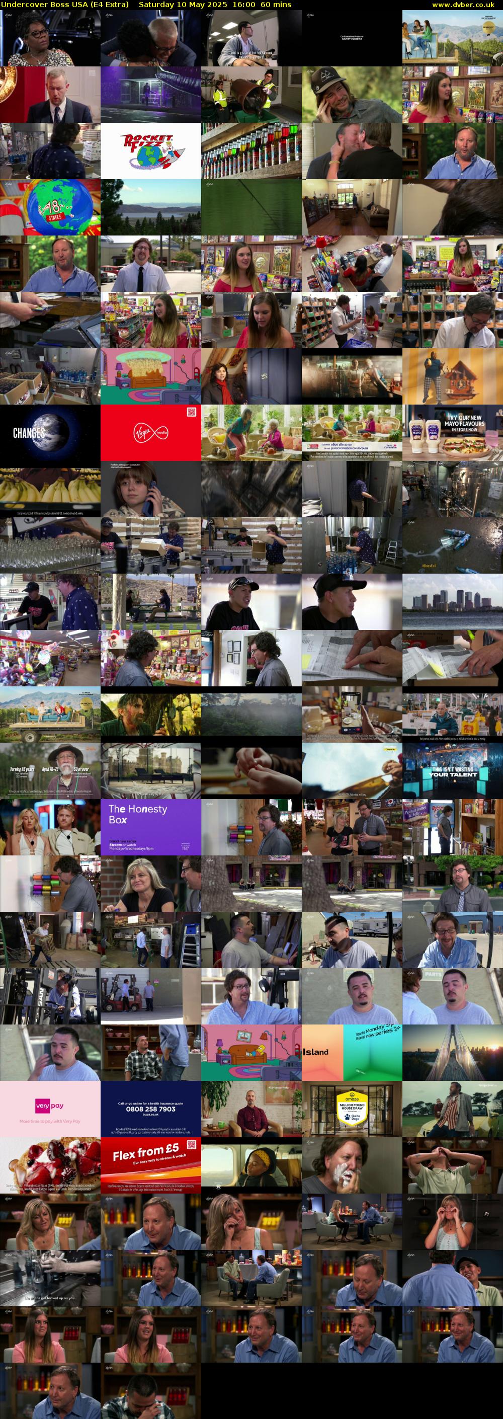 Undercover Boss USA (E4 Extra) Saturday 10 May 2025 16:00 - 17:00