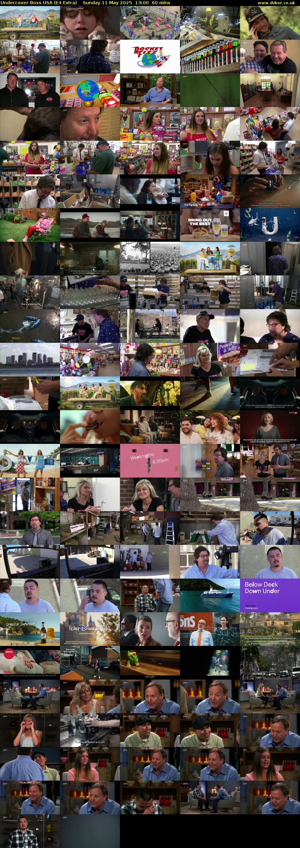 Undercover Boss USA (E4 Extra) Sunday 11 May 2025 13:00 - 14:00