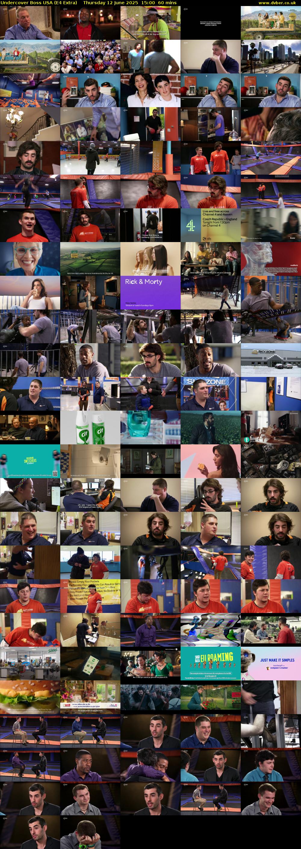 Undercover Boss USA (E4 Extra) Thursday 12 June 2025 15:00 - 16:00
