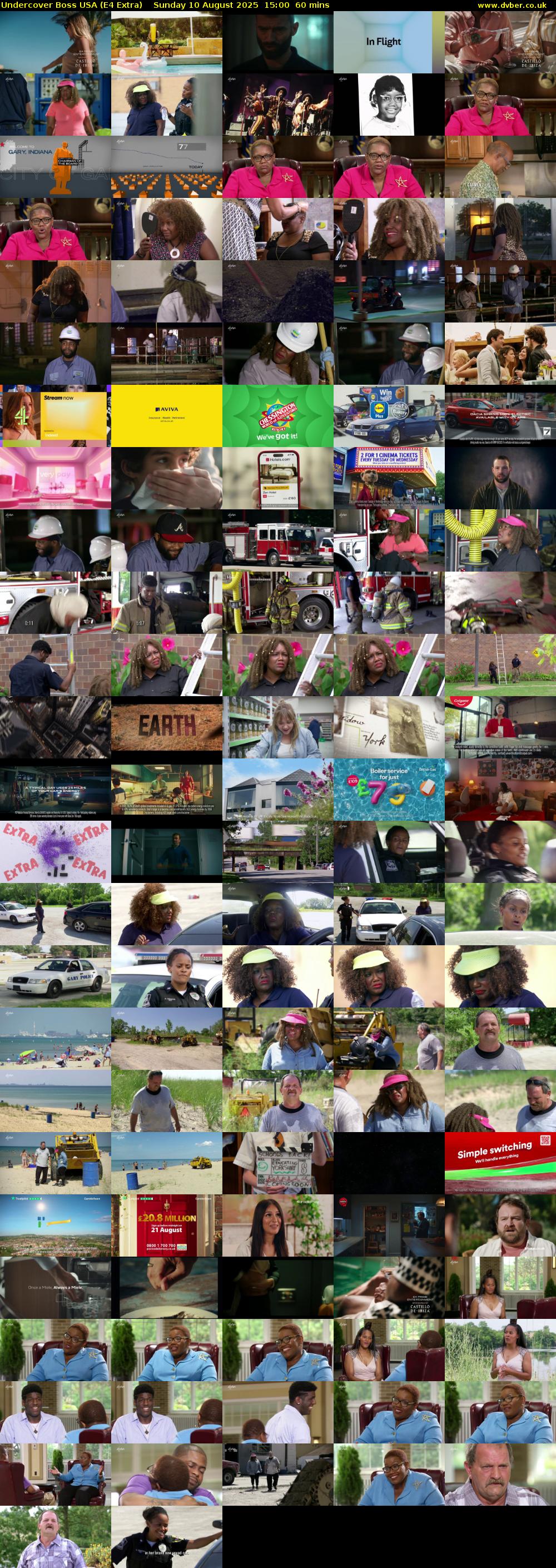 Undercover Boss USA (E4 Extra) Sunday 10 August 2025 15:00 - 16:00