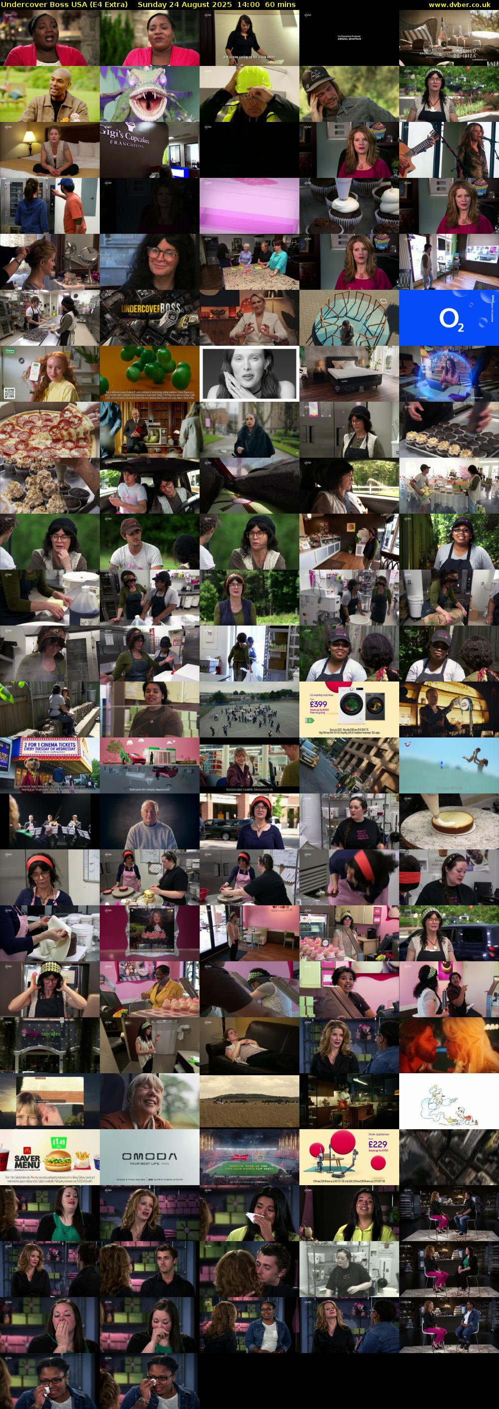 Undercover Boss USA (E4 Extra) Sunday 24 August 2025 14:00 - 15:00