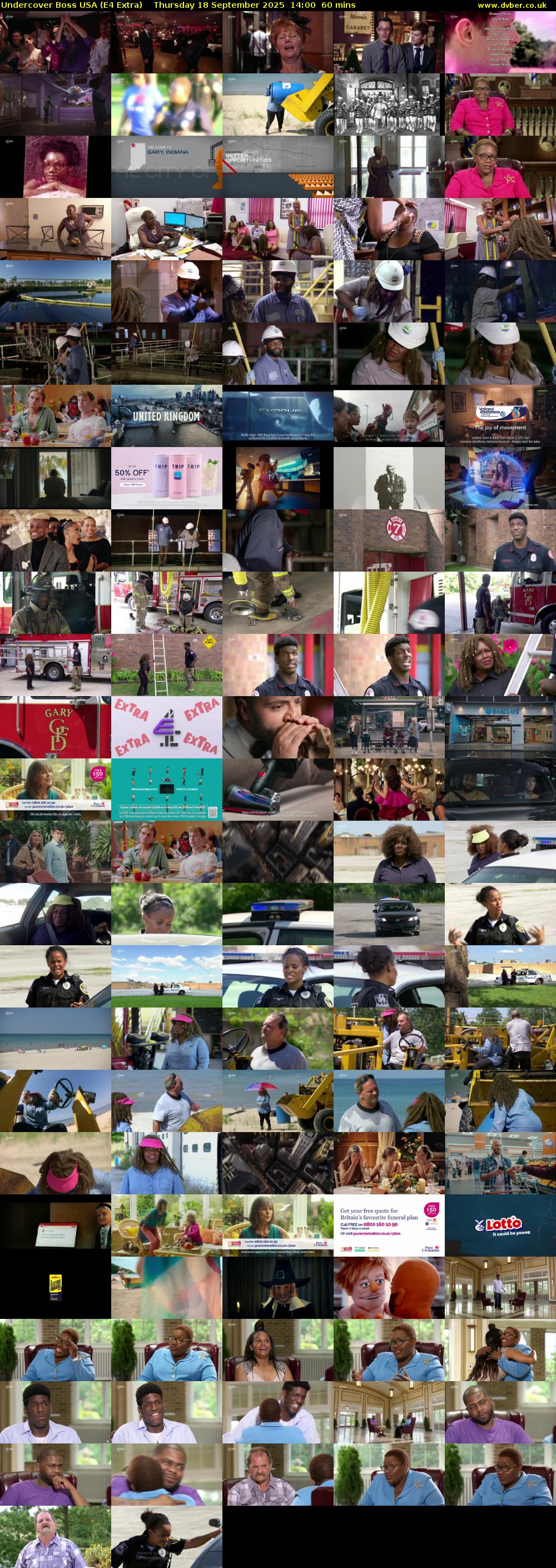 Undercover Boss USA (E4 Extra) Thursday 18 September 2025 14:00 - 15:00