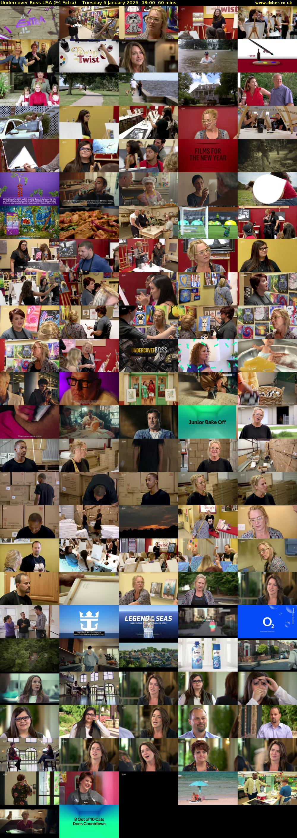 Undercover Boss USA (E4 Extra) Tuesday 6 January 2026 08:00 - 09:00