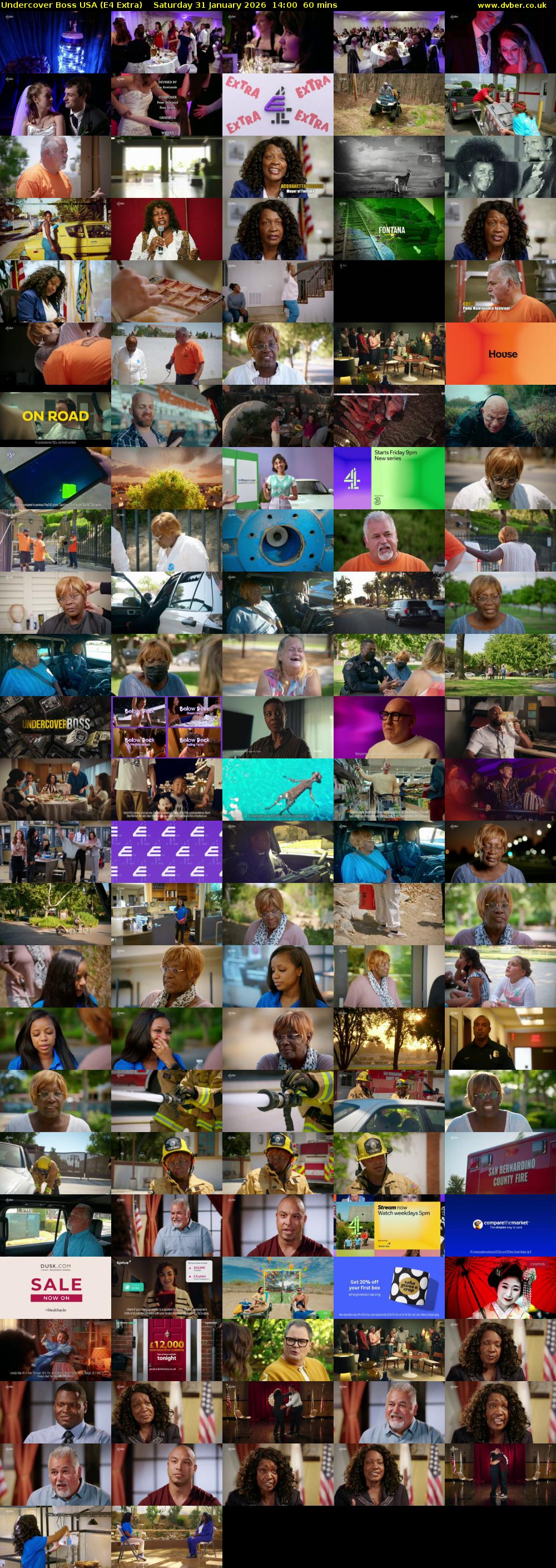 Undercover Boss USA (E4 Extra) Saturday 31 January 2026 14:00 - 15:00