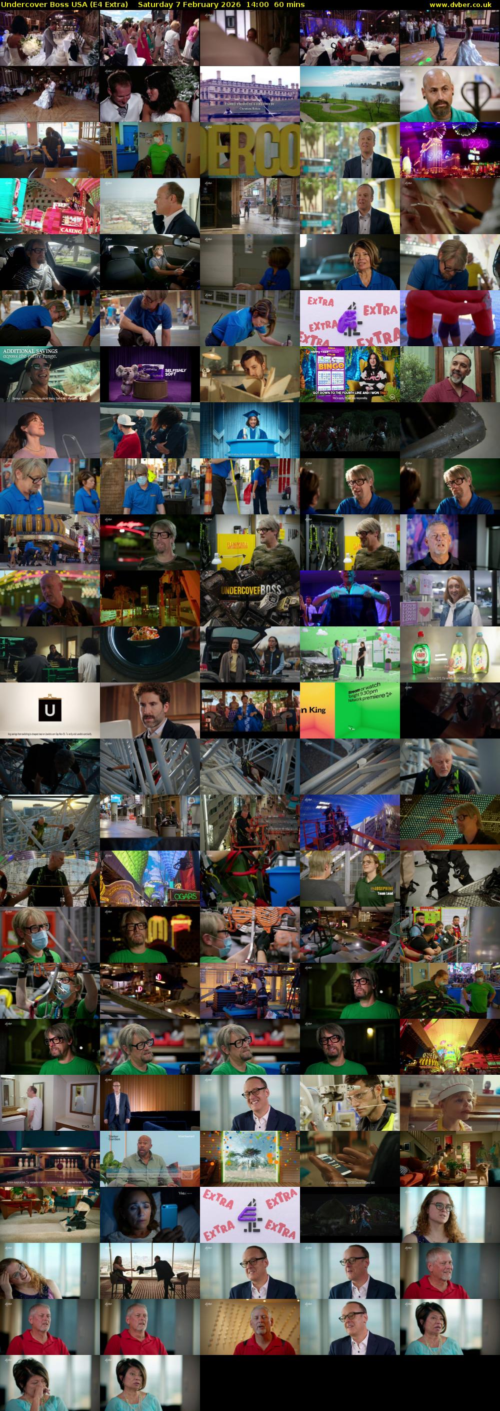 Undercover Boss USA (E4 Extra) Saturday 7 February 2026 14:00 - 15:00