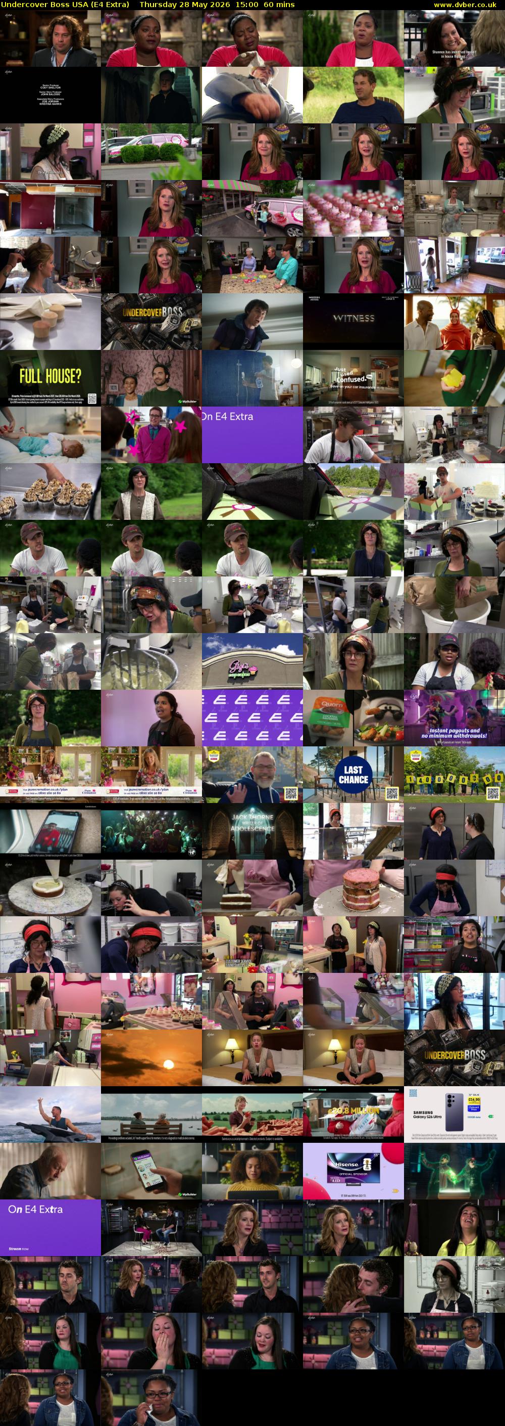 Undercover Boss USA (E4 Extra) Thursday 28 May 2026 15:00 - 16:00