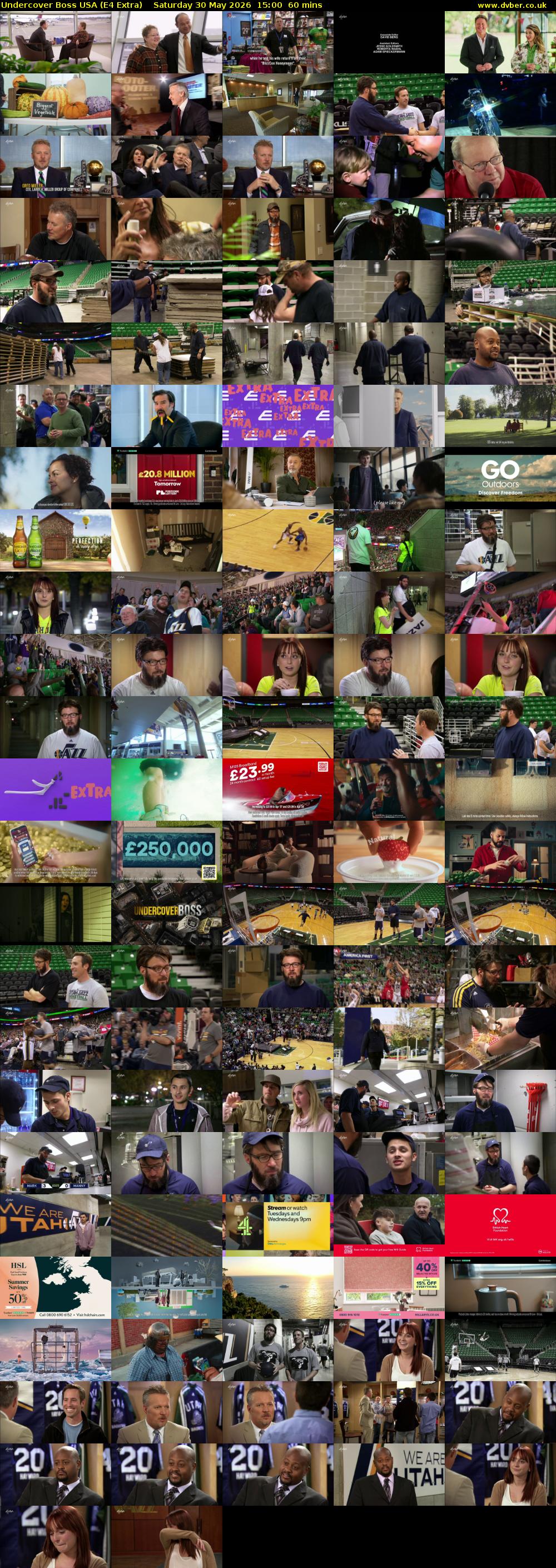Undercover Boss USA (E4 Extra) Saturday 30 May 2026 15:00 - 16:00