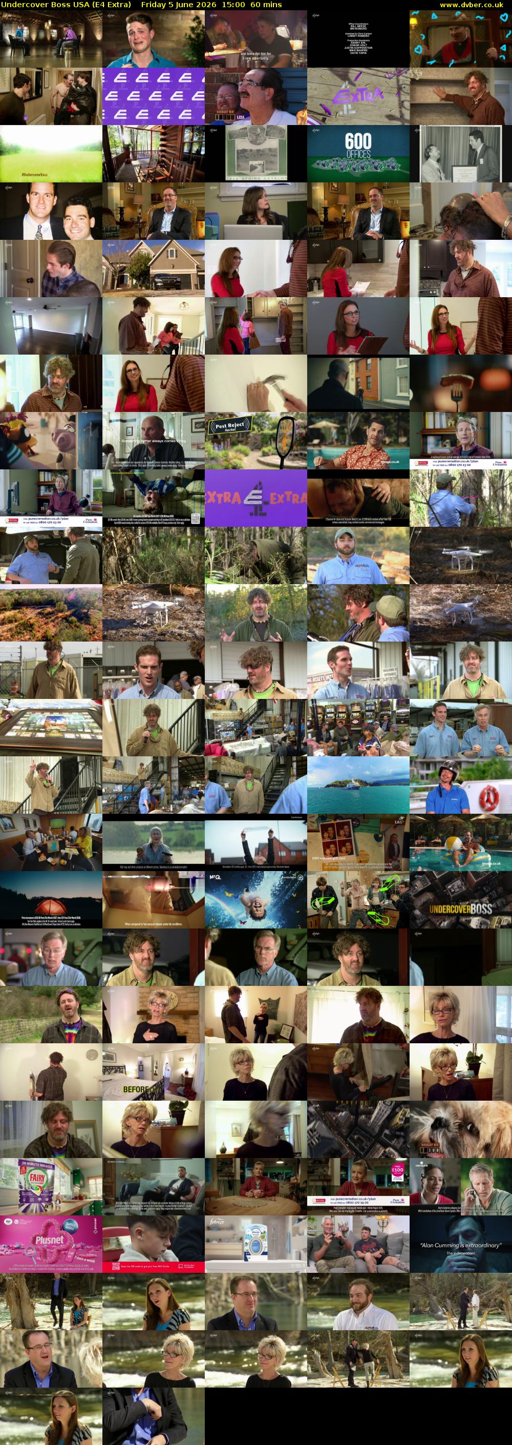 Undercover Boss USA (E4 Extra) Friday 5 June 2026 15:00 - 16:00
