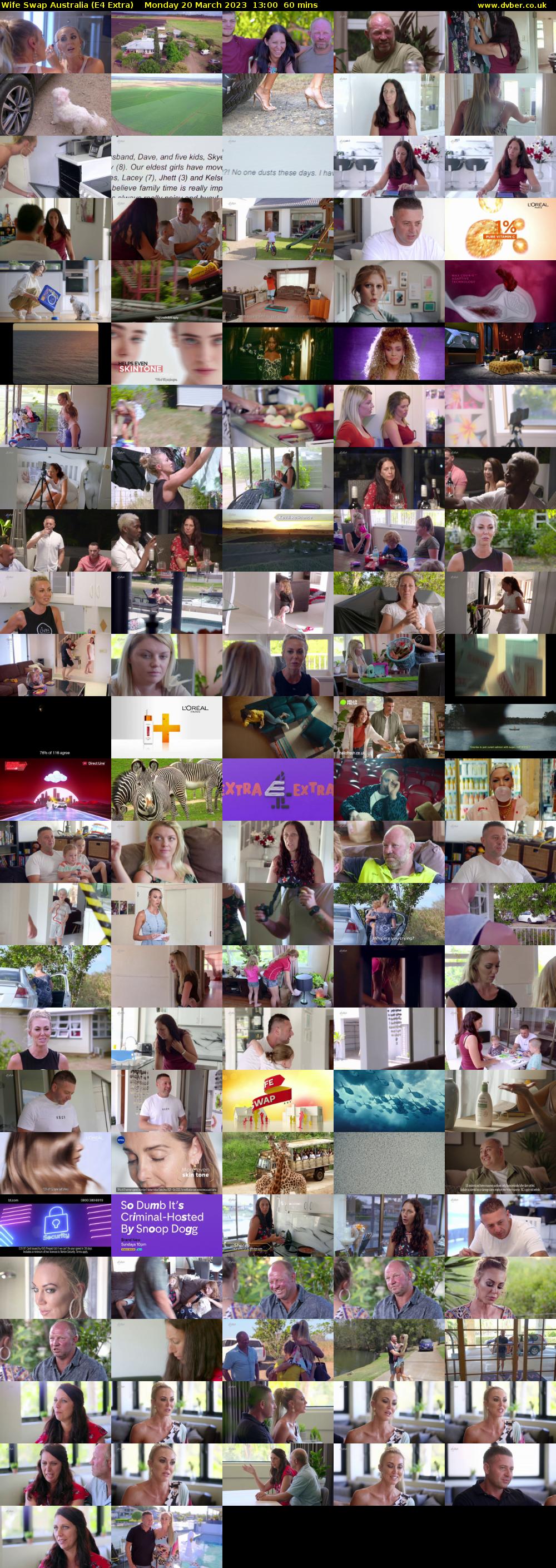 Wife Swap Australia (E4 Extra) Monday 20 March 2023 13:00 - 14:00
