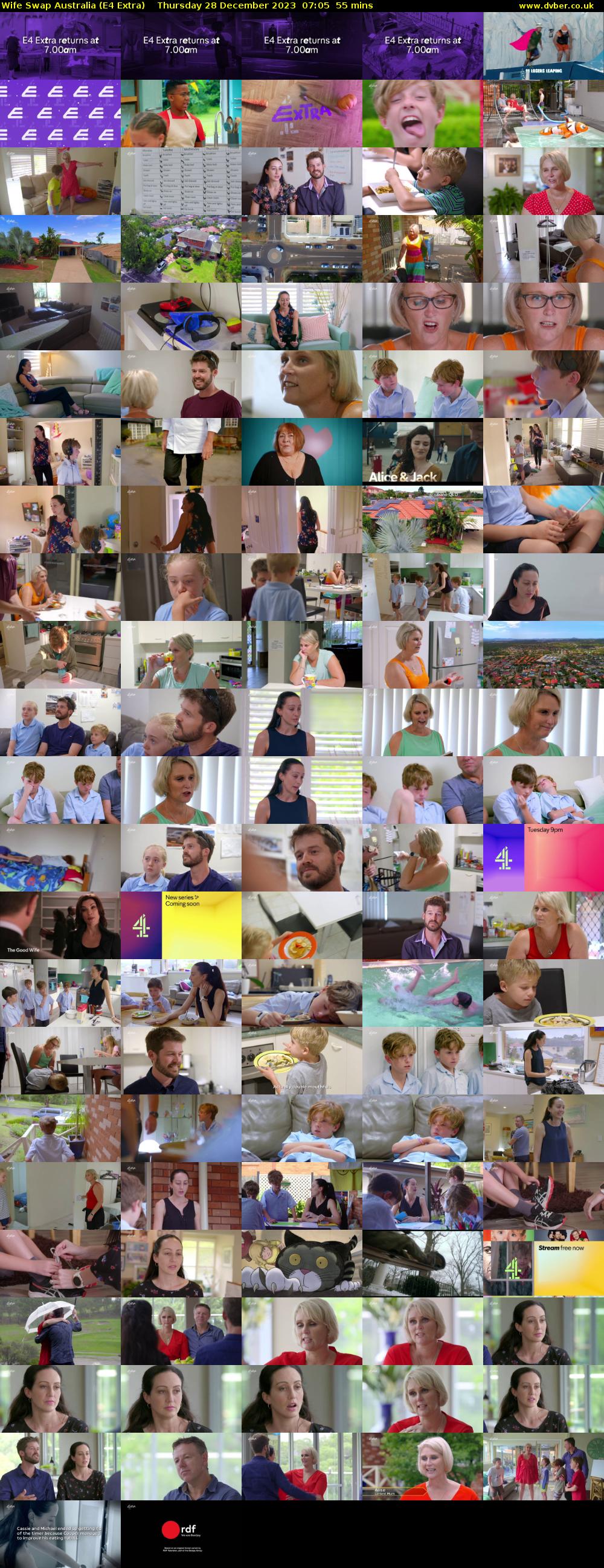 Wife Swap Australia (E4 Extra) Thursday 28 December 2023 07:05 - 08:00