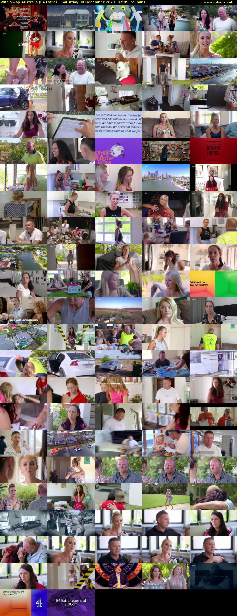 Wife Swap Australia (E4 Extra) Saturday 30 December 2023 02:05 - 03:00