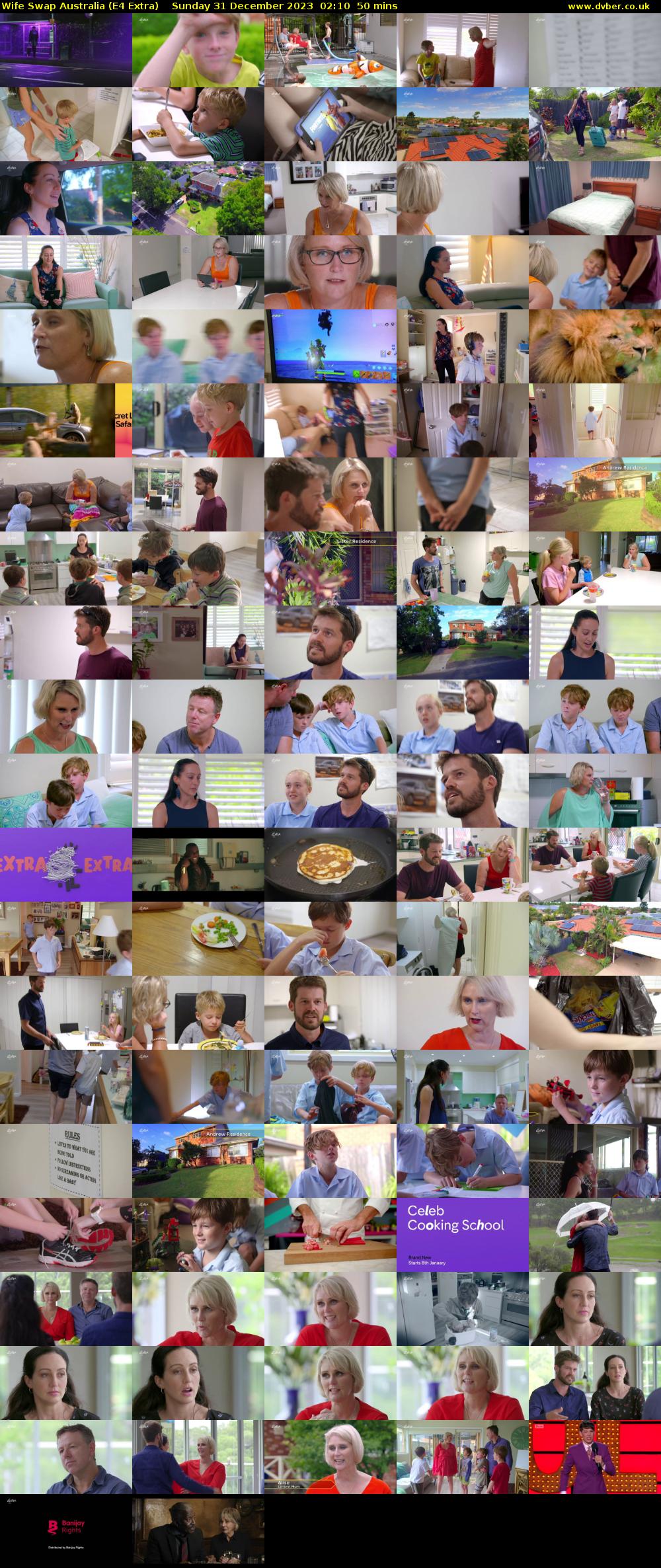 Wife Swap Australia (E4 Extra) Sunday 31 December 2023 02:10 - 03:00