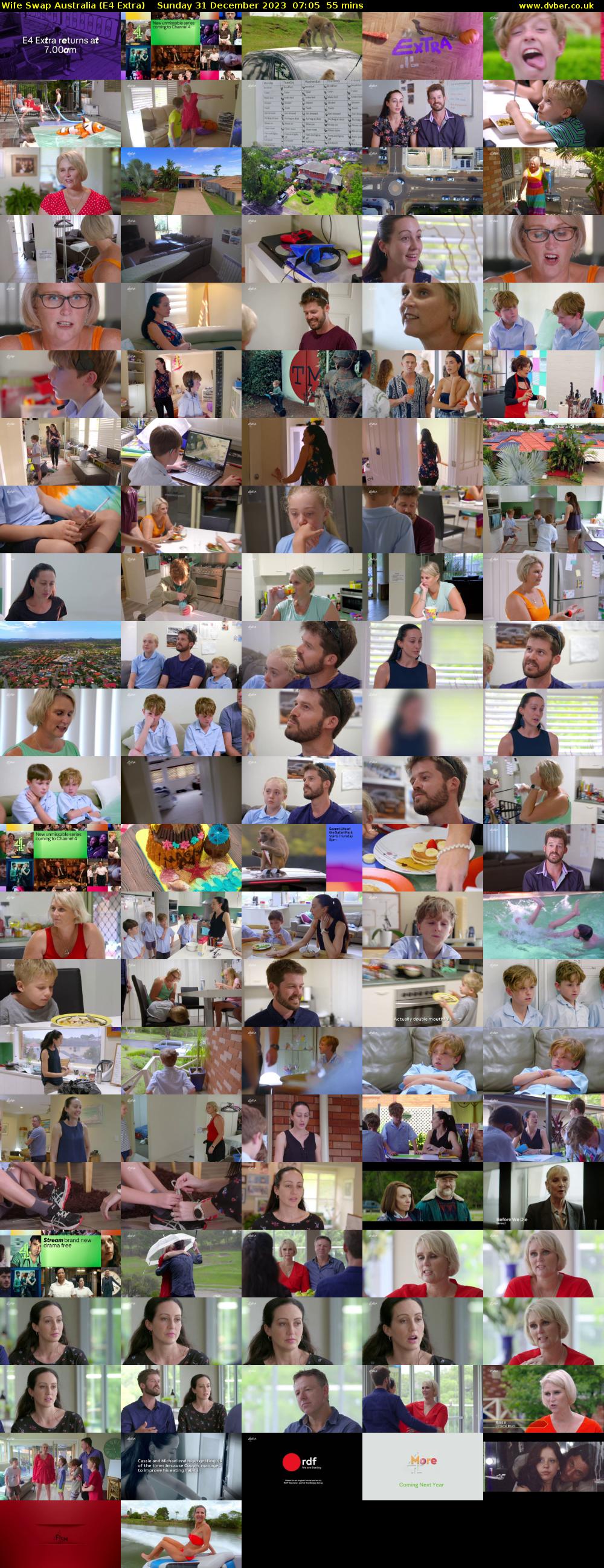 Wife Swap Australia (E4 Extra) Sunday 31 December 2023 07:05 - 08:00