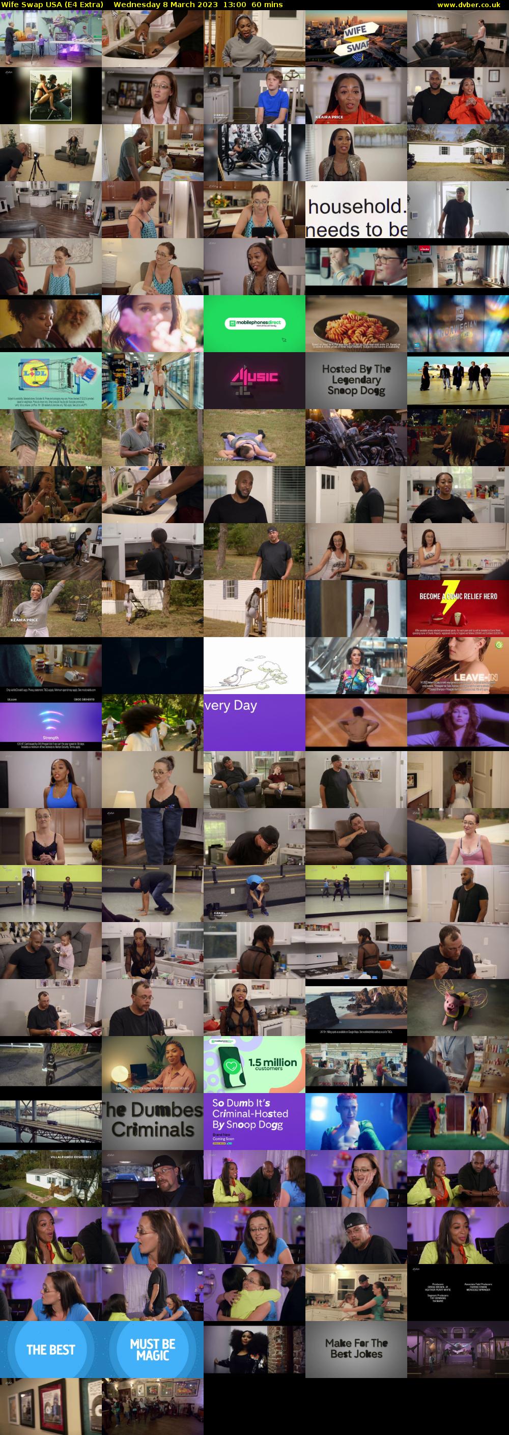 Wife Swap USA (E4 Extra) Wednesday 8 March 2023 13:00 - 14:00