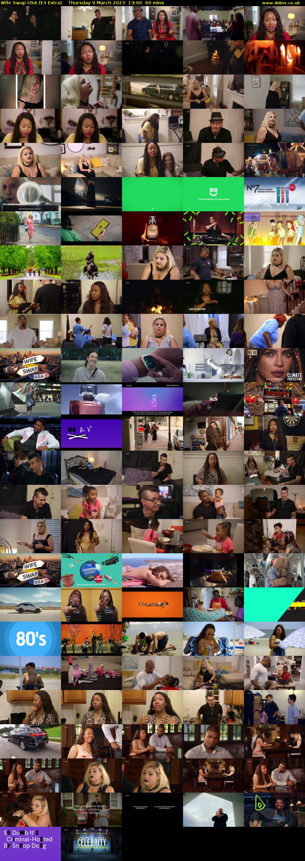 Wife Swap USA (E4 Extra) Thursday 9 March 2023 13:00 - 14:00