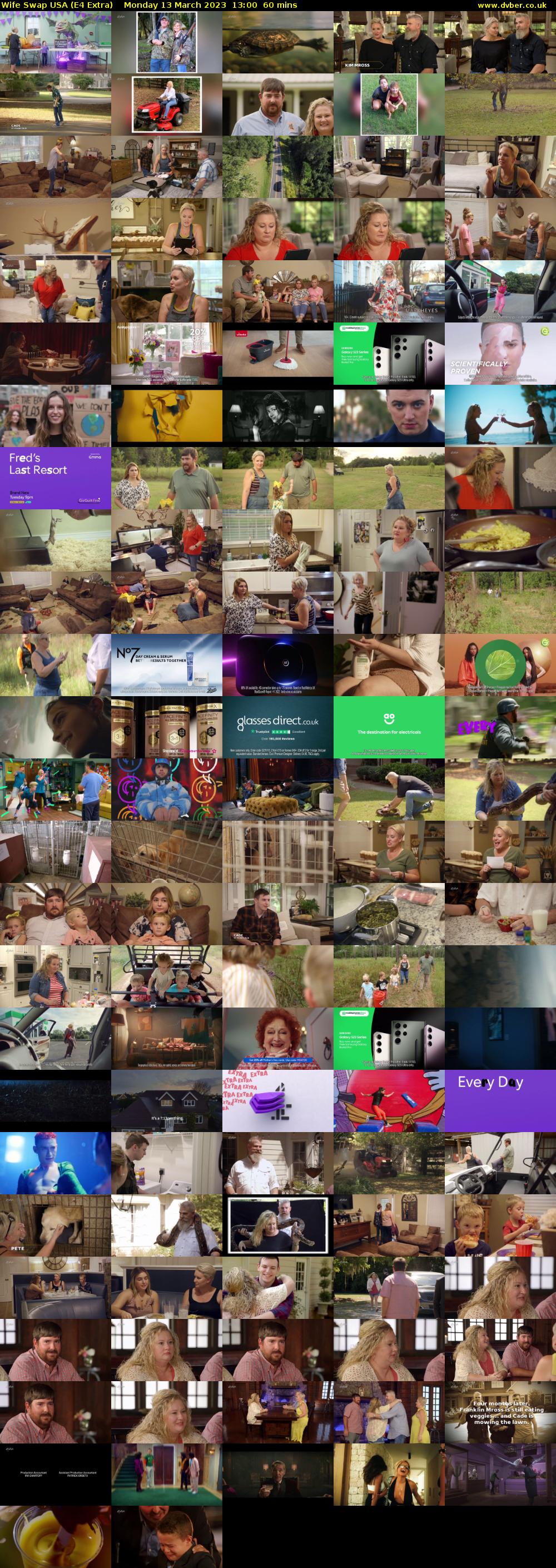 Wife Swap USA (E4 Extra) Monday 13 March 2023 13:00 - 14:00