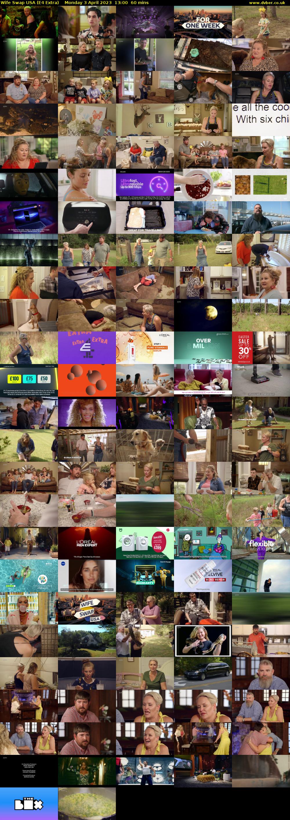 Wife Swap USA (E4 Extra) Monday 3 April 2023 13:00 - 14:00