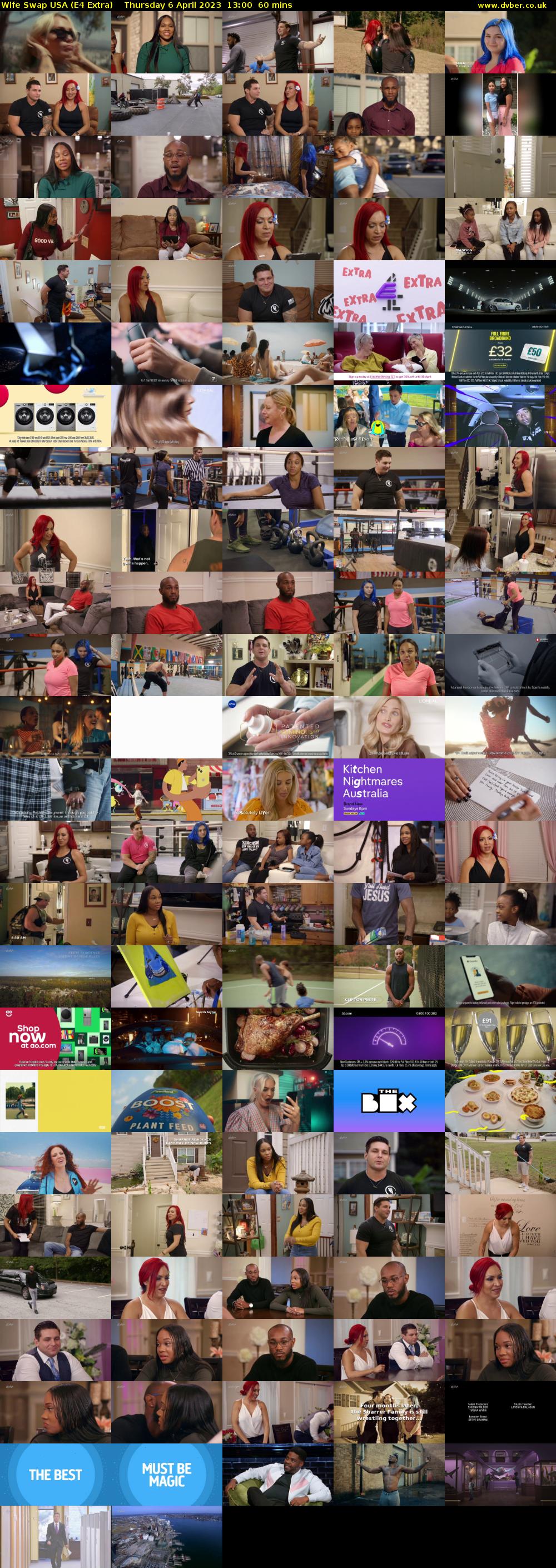 Wife Swap USA (E4 Extra) Thursday 6 April 2023 13:00 - 14:00