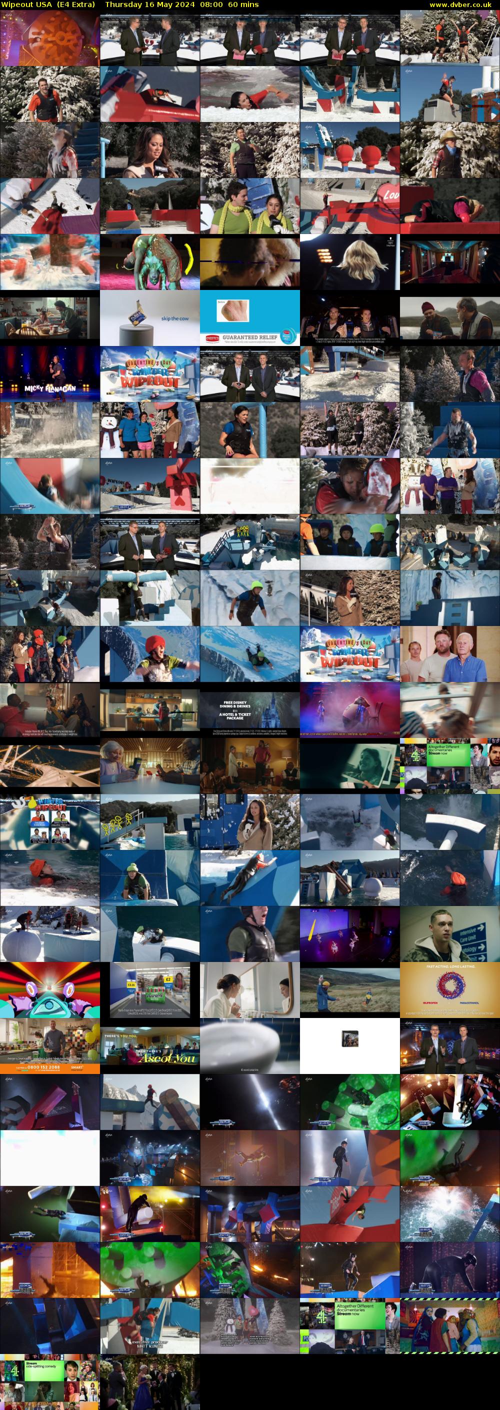 Wipeout USA  (E4 Extra) Thursday 16 May 2024 08:00 - 09:00