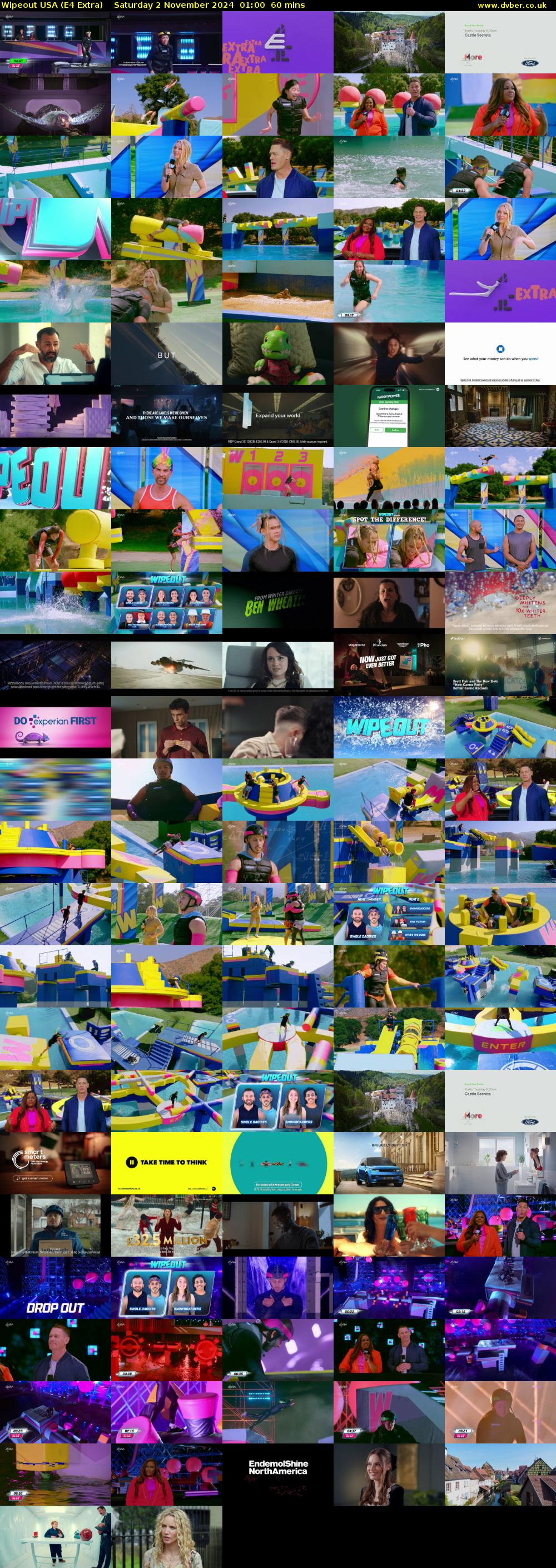 Wipeout USA (E4 Extra) Saturday 2 November 2024 01:00 - 02:00