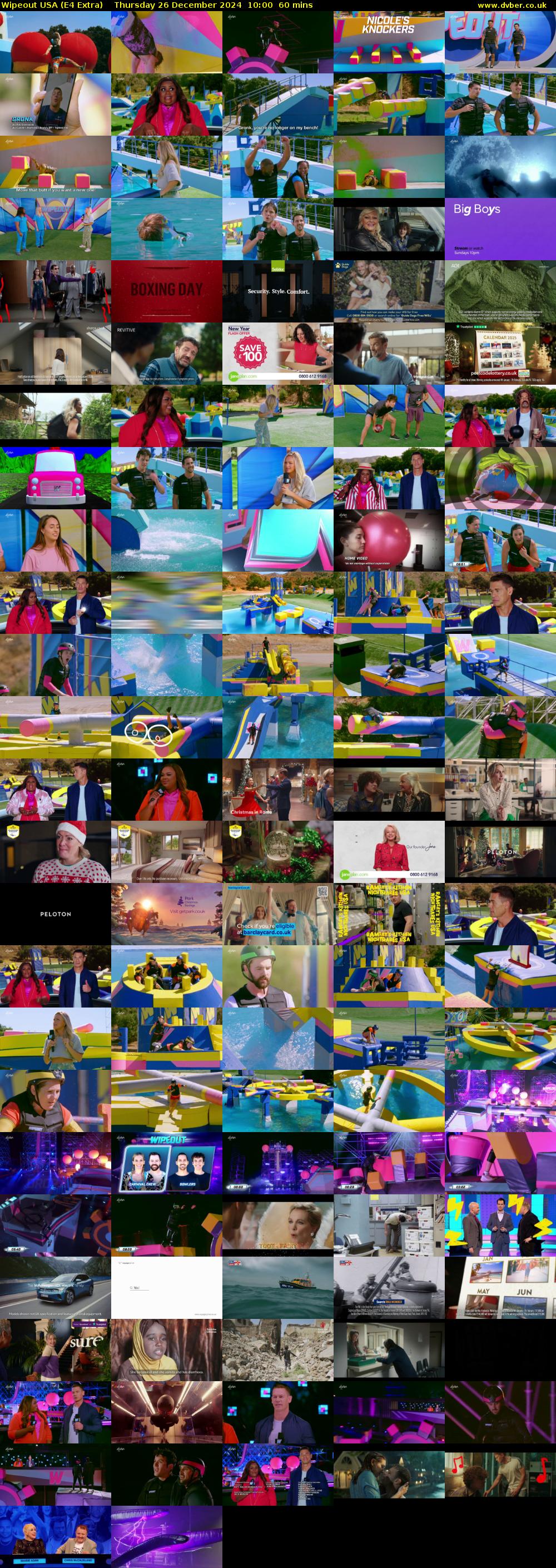 Wipeout USA (E4 Extra) Thursday 26 December 2024 10:00 - 11:00