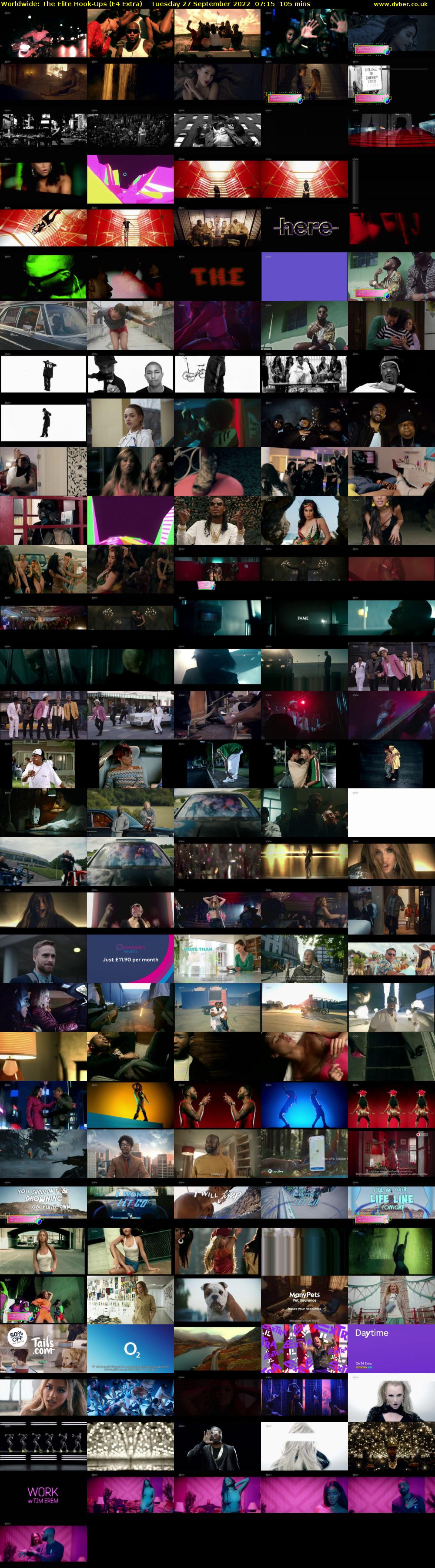 Worldwide: The Elite Hook-Ups (E4 Extra) Tuesday 27 September 2022 07:15 - 09:00
