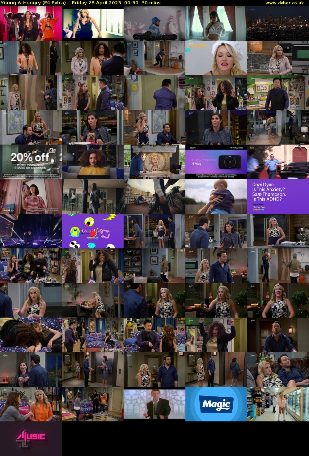 Young & Hungry (E4 Extra) Friday 28 April 2023 09:30 - 10:00
